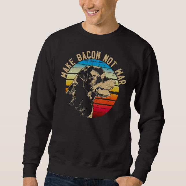 Moletom Retro Rottweiler Men Mulheres Crianças (Frente)