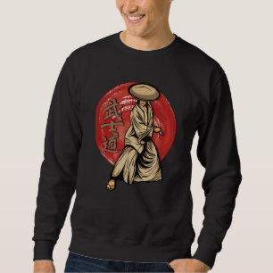 Moletom Retro Samurai Warrior com Katana - Japonês