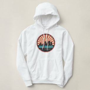 Moletom Retro San Diego California State Skyline Vintage