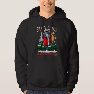 Moletom Retro Santa Claus Roupa Seltzers de Duro Amor Feli