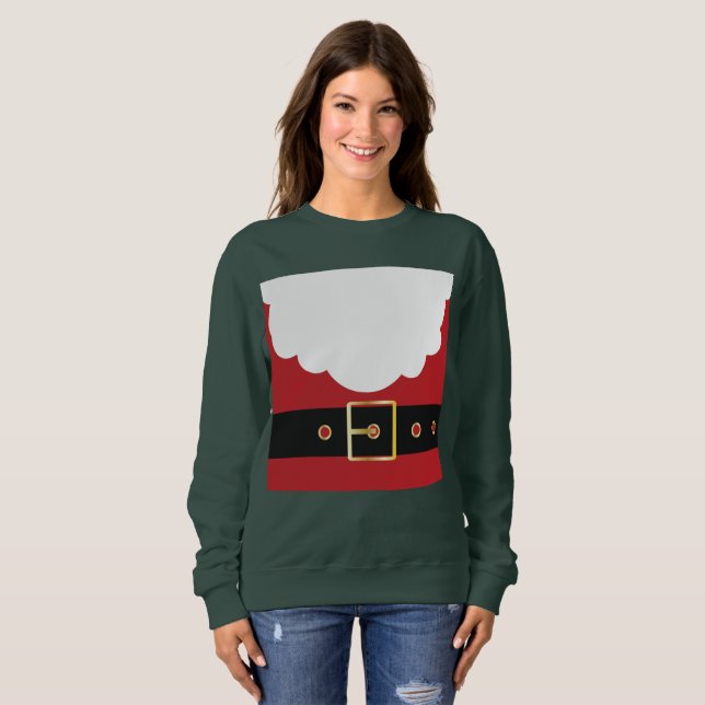 Moletom retro santa claus uísque (Frente Completa)