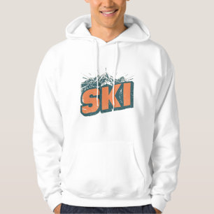Moletom Retro Ski Club Ilustração Vintage de Teleférico