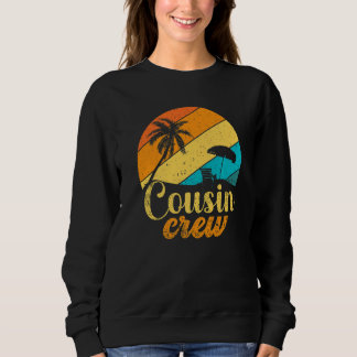 Moletom Retro Summer Family Vacation Vintage Beach Cousin