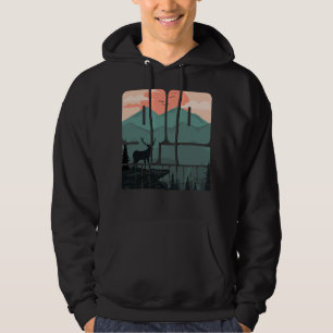 Moletom Retro Sunset Landscape Hiking Adventure Explorar
