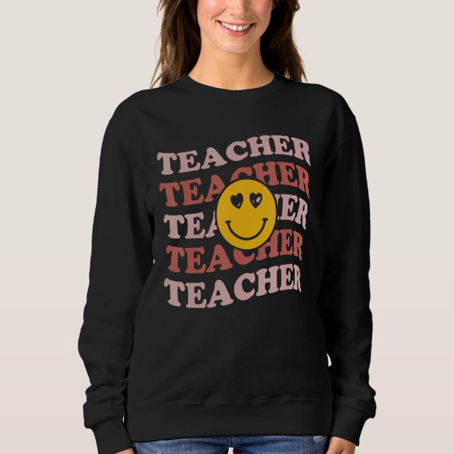 Moletom Retro Teachers Inspirational Cute Colorful Element (Frente)