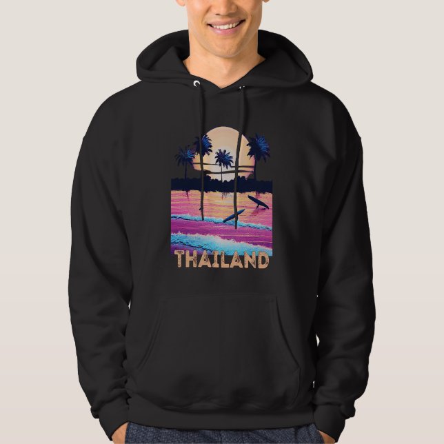 Moletom Retro Thailand Thai Souvenir Surf (Frente)
