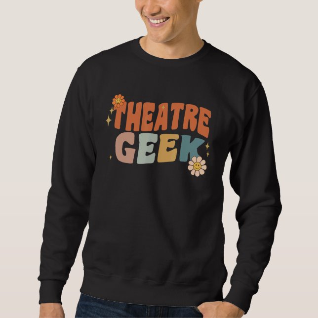 Moletom Retro Theatre Geek Teacher Women Kids Auditorium C (Frente)
