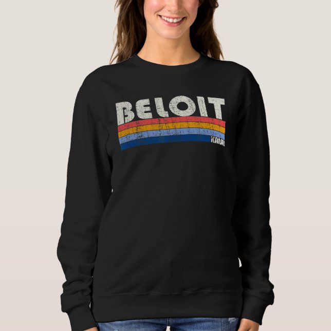 Moletom Retro Vintage 70s Estilo 80s Beloit Kansas (Frente)