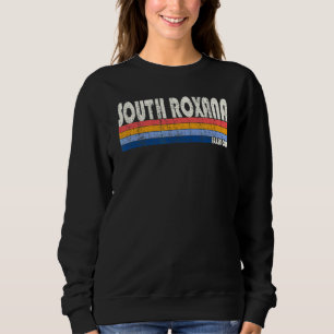 Moletom Retro Vintage 70s Estilo 80s South Roxana Illinois