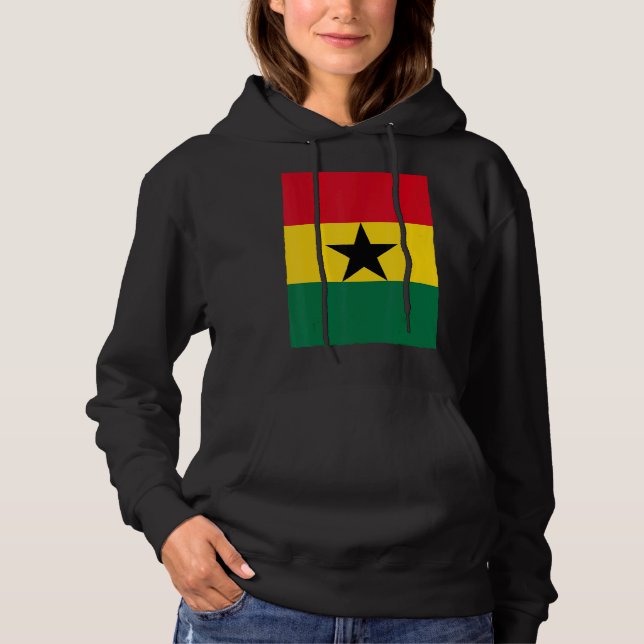 Moletom Retro Vintage Gana - Bandeira Nacional (Frente)
