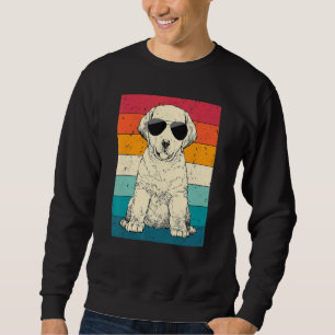 Moletom Retro Vintage Labrador Retriever com óculos de sol