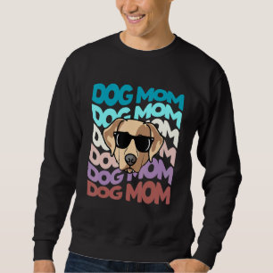 Moletom Retro Vintage Labrador Retriver Mãe de Cachorro Óc