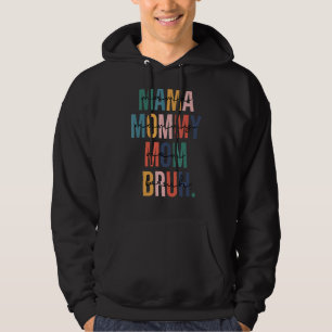Moletom Retro Vintage Mama Mamãe Mãe Bruh Boy Mãe Vida Mãe