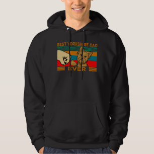 Moletom Retro Vintage Melhor Pai de Yorkshire Terrier de T