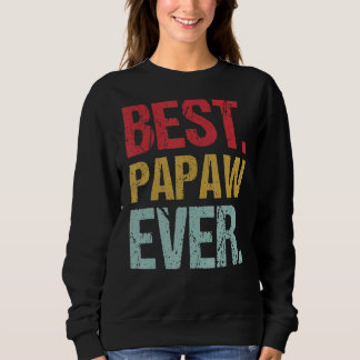 Moletom Retro Vintage Melhor Papá De Novo Pai Da Vida