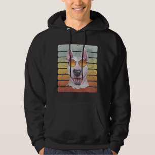Moletom Retro Vintage Pôr do Sol Bull Terrier Mãe Pai