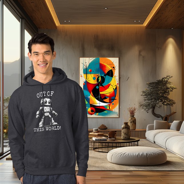 Moletom Retro - Vintage Robot Hoodie (Criador carregado)