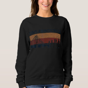 Moletom Retro Vintage San Francisco Skyline City 70s 80s