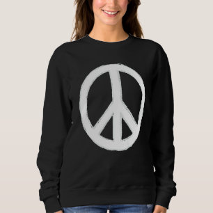 Moletom Retro Vintage - Sinal de Paz Desenhado