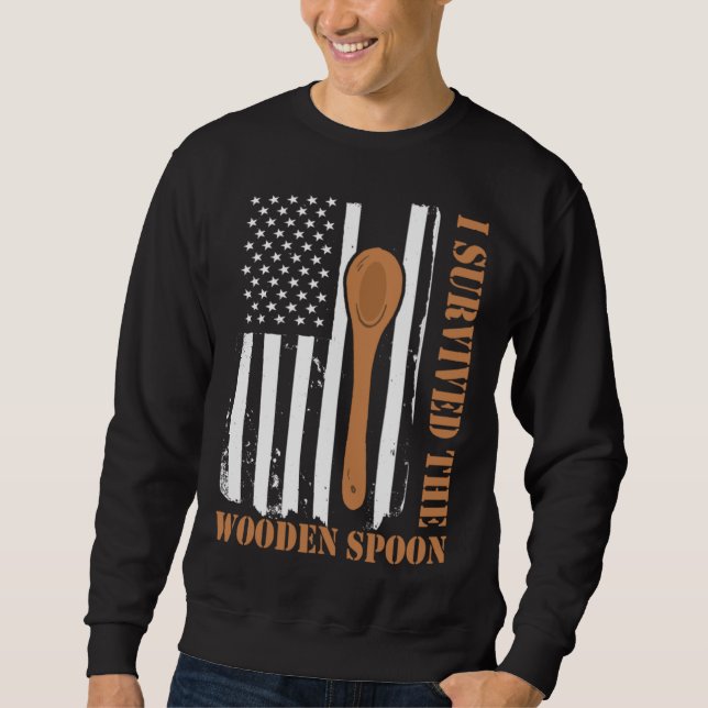 Moletom Retro Vintage Wooden Spoon Survivor  6 (Frente)