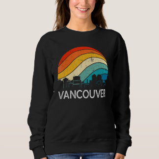 Moletom Retro Washington Vancouver Skyline Vintage Urban S