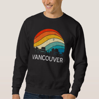 Moletom Retro Washington Vancouver Skyline Vintage Urban S