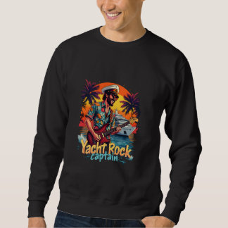 Moletom Retro Yacht Rock Capitão de Cruzeiro Tropical Squ