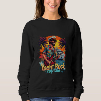 Moletom Retro Yacht Rock Capitão de Cruzeiro Tropical Squ
