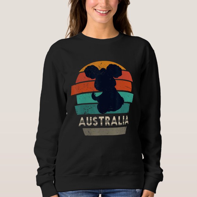 Moletom Retro Zoo Animal Aussie Koala Bear Austrália (Frente)