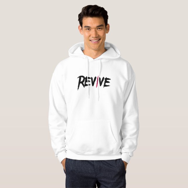 Moletom Reviva o Hoodie de cicatriz melhorado (Frente Completa)
