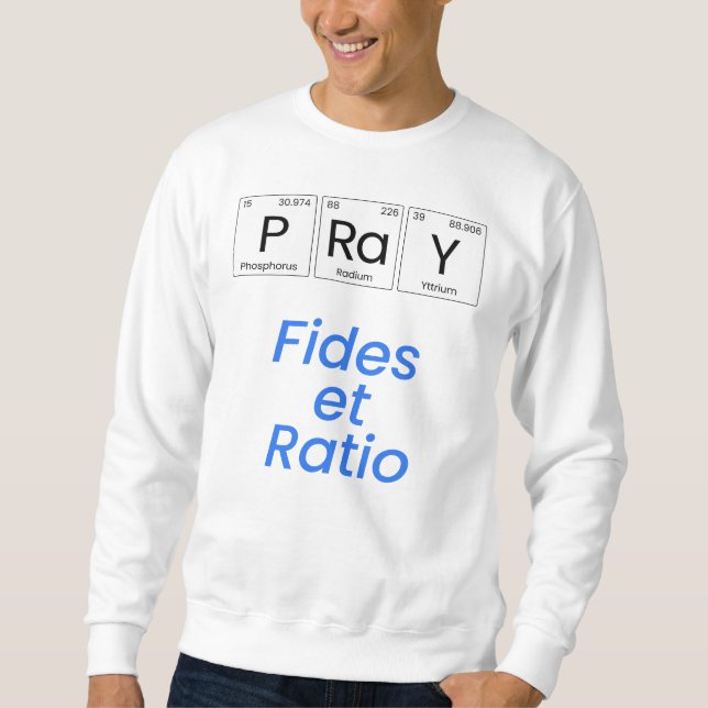 Moletom Rezar—Fides et Ratio (Frente)