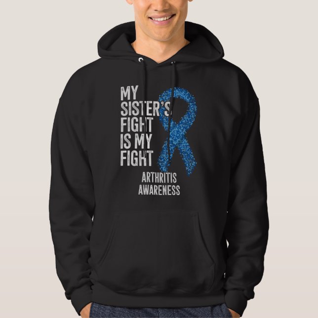 Moletom Rheumatoid arthritis My Sister s Fight Is My Fight (Frente)
