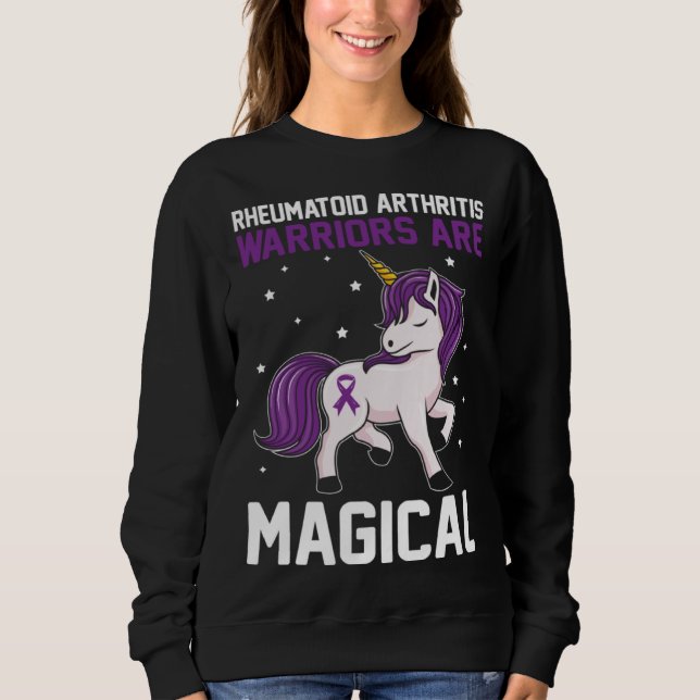 Moletom Rheumatoid Arthritis Warriors Are Magical Awarenes (Frente)