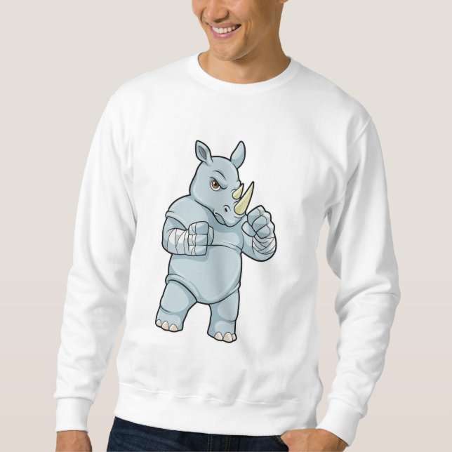 Moletom Rhino como Boxer em Boxing (Frente)