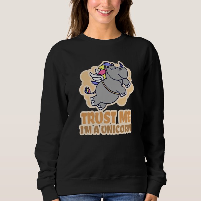Moletom Rhino & Trust Me I'm A Unicorn (Frente)