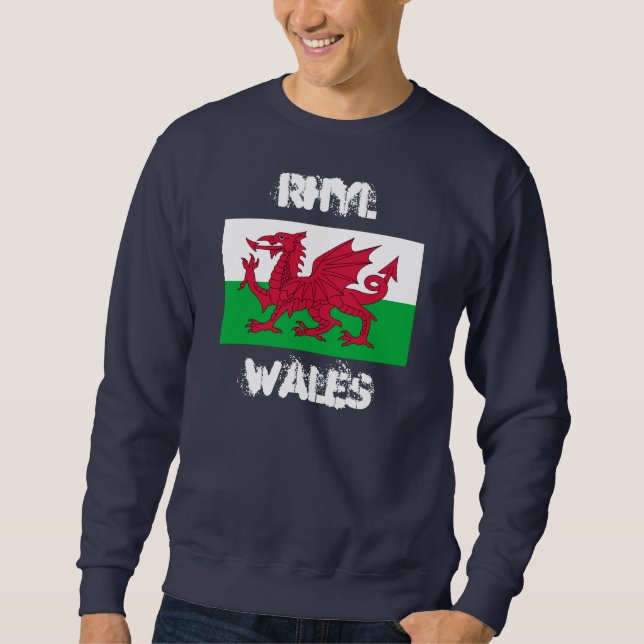 Moletom Rhyl, País de Gales (cidade ao largo de Denbighshi (Frente)