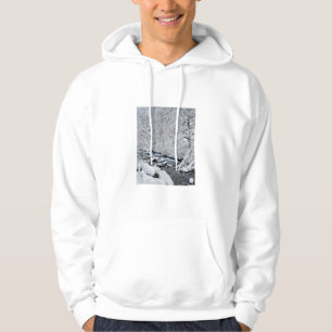 Moletom Ribeirão branco nevado cênico, Oregon