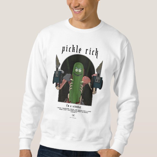 Moletom Rick de picles - Eu sou um Cientista e cito o gráf (Frente)