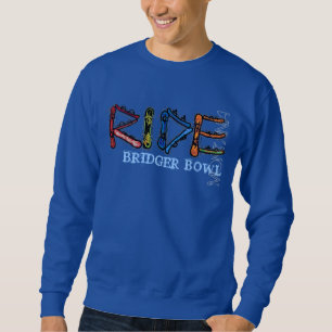 Moletom Ride Bridger Bowl caras de Montana