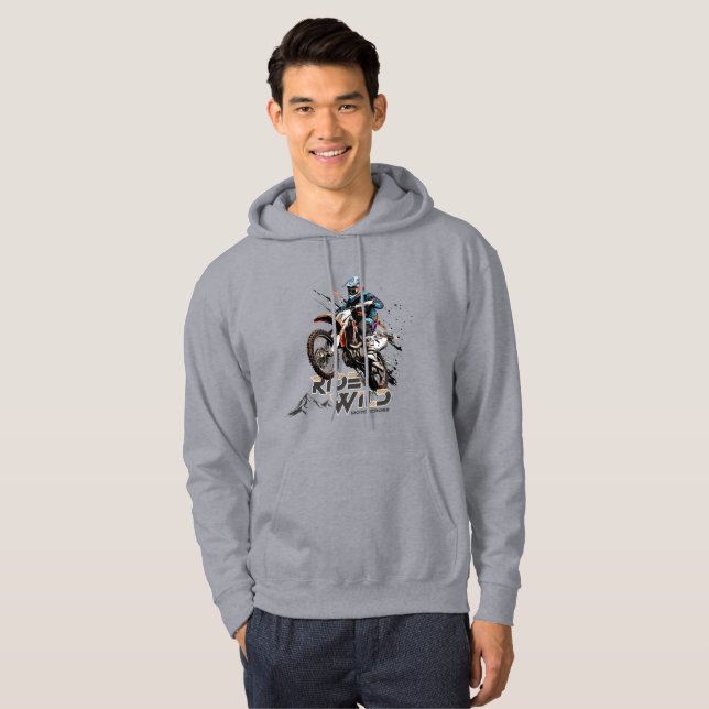 Moletom Ride Wind | Casaco (Cor clara) (Frente Completa)