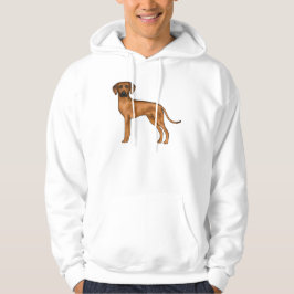Moletom Ridgeback Brown Cartoon Lion Dog Design