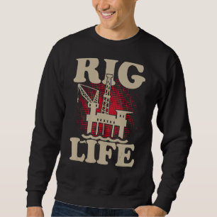 Moletom Riglife Oilfield Petroleum Engenheiro Drill