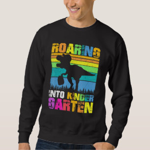 Moletom Ring Kindergarten Dinossaur T Rex De Volta À Escol