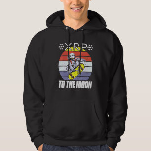 Moletom Ripple XRP Astronaut Retro Sunset Blocchain 1