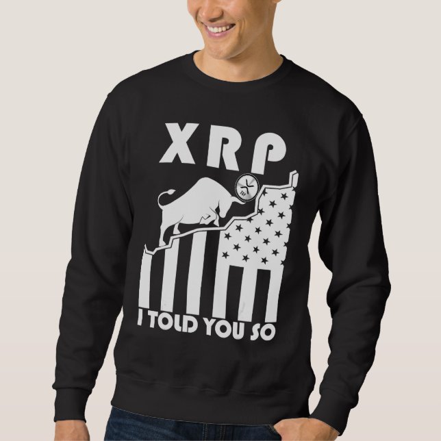 Moletom Ripple Xrp Trader Crypto Asset Trade Tendend Gr (Frente)