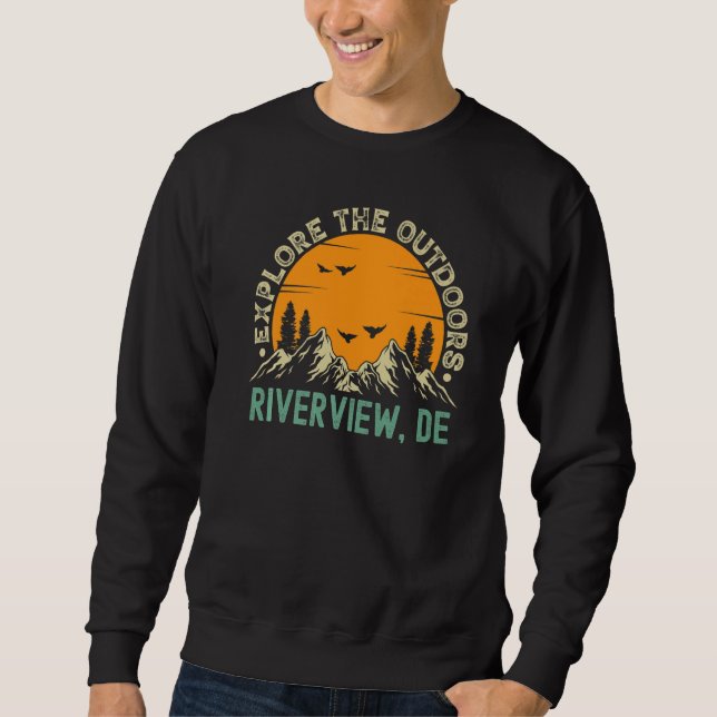 Moletom Riverview, Delaware - Explorar ao Ar Livre Premium (Frente)