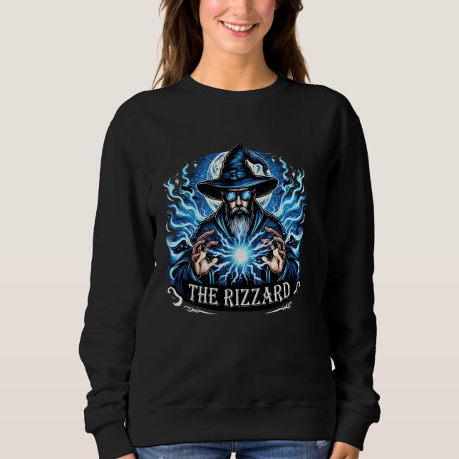 Moletom Rizzard Funny Rizz Wizard Meme Rizzler Spells (Frente)