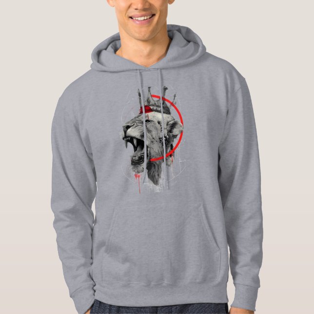 Moletom Roaring Crowned Lion Trash Polka (Frente)