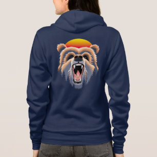 Moletom Roaring Grizzly Bear Face
