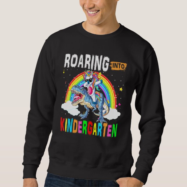Moletom Roaring In Kindergarten Unicorn Dabbing D (Frente)